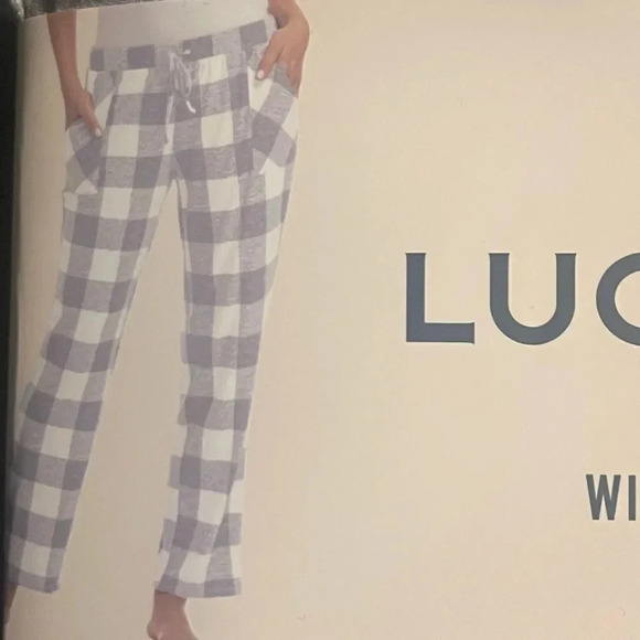 Lucky Brand 2pk Straight Leg Lounge Pants - Picture 6 of 11